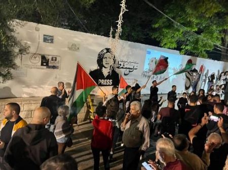 جداريتان تخليدًا لذكرى الشهيدة الصحفية شيرين أبو عاقلة في الناصرة ويافة الناصرة